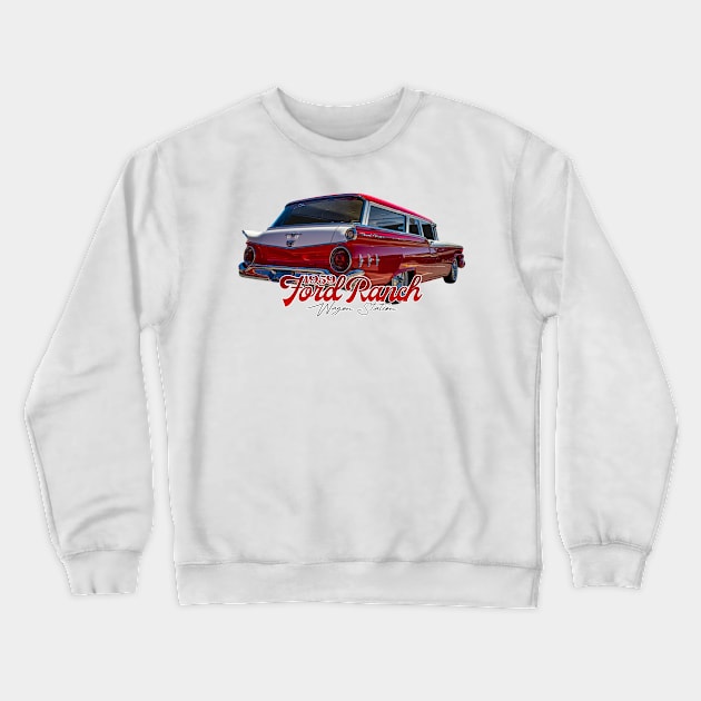 1959 Ford Ranch Station Wagon Crewneck Sweatshirt by Gestalt Imagery